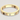 Modern Luxury 18K Gold Vermeil Diamonds Band