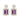 Radiant Cut Amethyst Purple With Halo Style Drop Earings