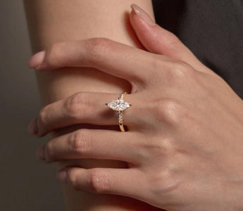 Romantic Elegance: Discover the Timeless Allure of Marquise Moissanite Rings