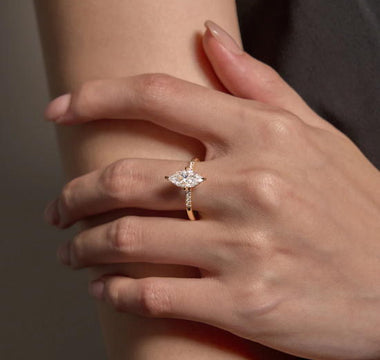 Romantic Elegance: Discover the Timeless Allure of Marquise Moissanite Rings