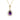 Amethyst Pear With Halo Style Pendant Necklace