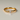 Round Diamond Solitaire 18K Gold Vermeil Ring