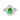 Arc And Bold Pear Cut With 2 Lines of Halo Emerald Adjustable Ring