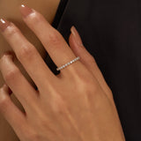 Elegant Half Eternity Wedding Ring