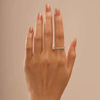 Elegant Half Eternity Wedding Ring