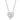 EPI Jewelry Heart Halo Moissanite Pendant Necklace