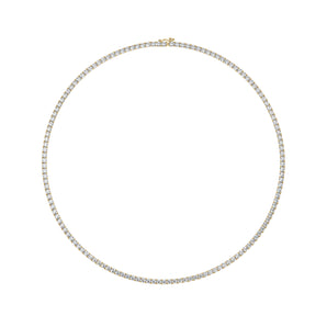 Luxe Moissanite Tennis Necklace in 14K Gold